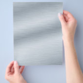 Gestrickte Silber-Look Hintergrundkunst Flyer (Hand)