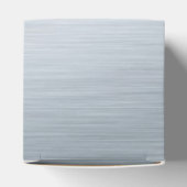 Gestrickte Silber-Look Hintergrundkunst Geschenkschachtel (Oben)