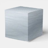 Gestrickte Silber-Look Hintergrundkunst Geschenkschachtel (Rückseite)