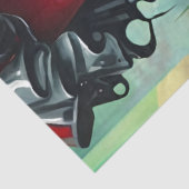 Gestrickte Strümpfe Ruby Rote Absätze Fantasy Bein Seidenpapier (Ausschnitt)