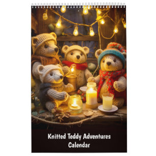 Gestrickte Teddy-Abenteuer – Kalender