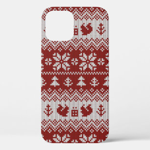 Gestrickte Weihnachten vintage nahtlose dekorative Case-Mate iPhone Hülle
