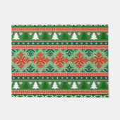 gestrickter hässlicher Weihnachtspulli Fußmatte (Vorderseite)
