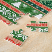 gestrickter hässlicher Weihnachtspulli Puzzle (Seite)