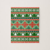 gestrickter hässlicher Weihnachtspulli Puzzle (Vertikal)