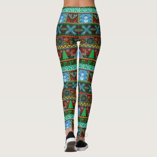 Gestrickter Leggings (Rückseite)