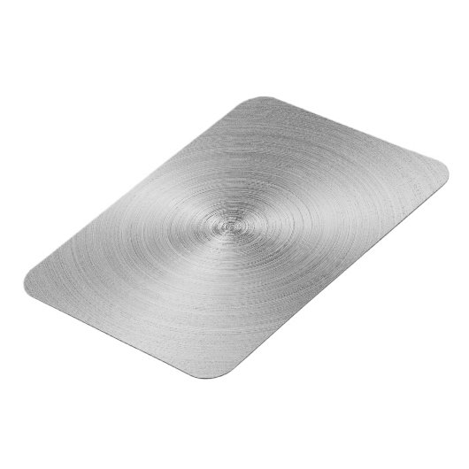 Gestrickter Metalllook Magnet (Linke Seite)