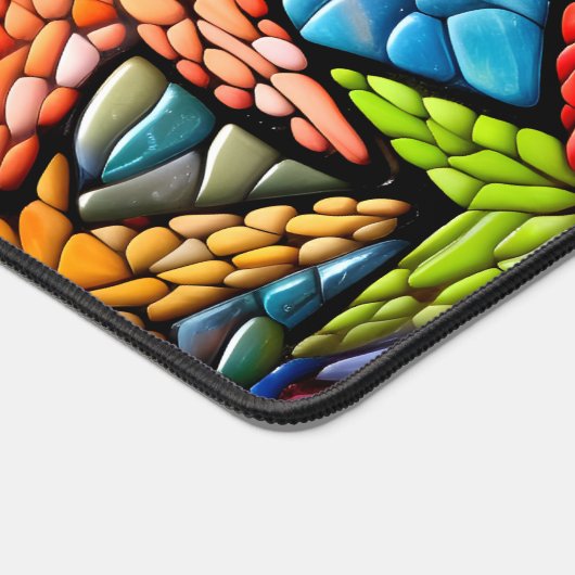 Gestrickter Starke Schreibtischunterlage (Ecke)