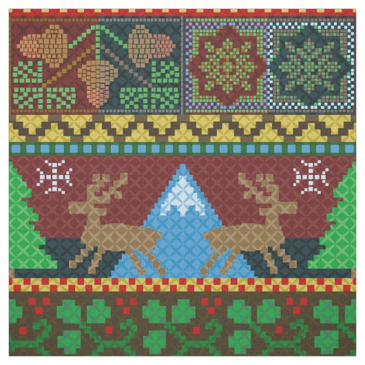Gestrickter Stoff (Muster)