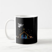 Gestrickter Weihnachtsmann Weihnachtspullover Chri Kaffeetasse (Links)