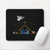 Gestrickter Weihnachtsmann Weihnachtspullover Chri Mousepad (Mit Mouse)