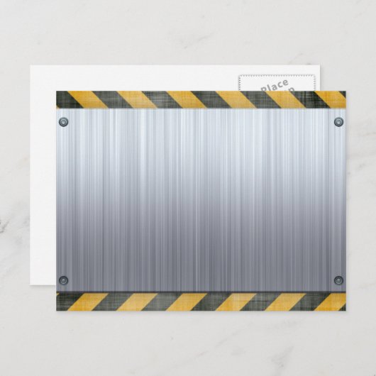 Gestricktes Baukonzept Postkarte (Vorne/Hinten)