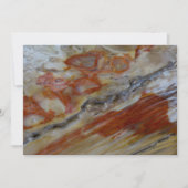 Gestricktes Holz Dankeskarte (Vorderseite)