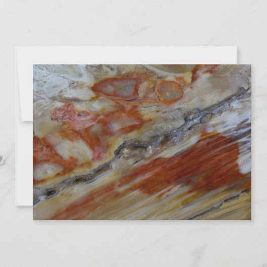 Gestricktes Holz Dankeskarte (Vorderseite)