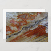 Gestricktes Holz Dankeskarte (Vorne/Hinten)