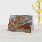 Gestricktes Holz Karte (Gelbe Blume)