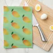 Gestricktes Mango-Design Geschirrtuch (Viertel Falte)