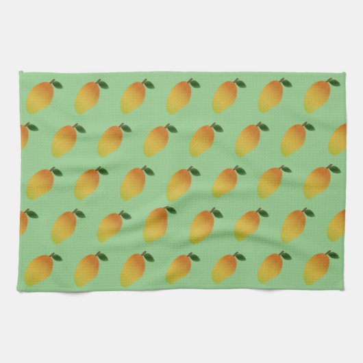Gestricktes Mango-Design Geschirrtuch (Horizontal)