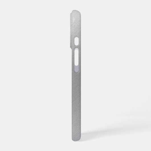 Gestricktes Metall - iPhone 16 Hülle (Linke Seite)