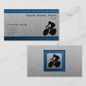 Gestricktes Metall-Look Radfahren Visitenkarte (Vorne/Hinten)