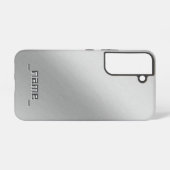 Gestricktes Metall - Samsung Galaxy Hülle (Rückseite (Horizontal))