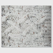 Gestricktes Muster Geschenkpapier (Flach)