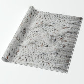 Gestricktes Muster Geschenkpapier (Ungerollt)