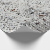 Gestricktes Muster Geschenkpapier (Ecke)