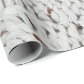 Gestricktes Muster Geschenkpapier (Rolleneckpunkt)