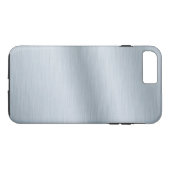 Gestricktes Silber Look Elegantes iPhone 7 Fall Case-Mate iPhone Hülle (Rückseite (Horizontal))