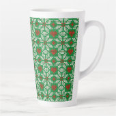 Gestricktes Weihnachtsmuster Milchtasse (Rechts)