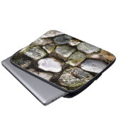 Gestrinöse Felssteine Feldsteinmuster Laptopschutzhülle (Vorne Knopf)