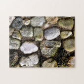 Gestrinöse Felssteine Feldsteinmuster Puzzle (Horizontal)