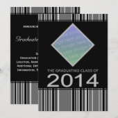 gestrippte Ankündigung des Abschlusses 2014 (Vorne/Hinten)