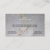 Gestripptes, korrodiertes Metall, eigene Textur Visitenkarte (Rückseite)