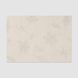 Gestücktes Dogwood Branches Parchment Seidenpapier