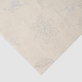 Gestücktes Dogwood Branches Parchment Seidenpapier (Ausschnitt)