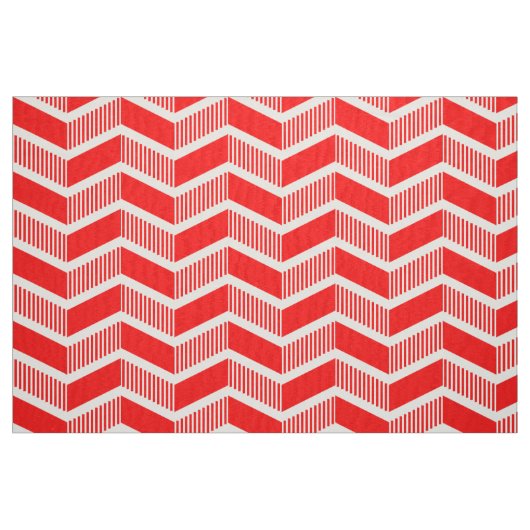 Gestufte Chevrons - Rot Stoff (Fat Quarter (45,7 x 55,9 cm))
