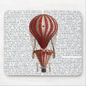Gestufte Heißluftballon Print Red Mousepad (Vorne)