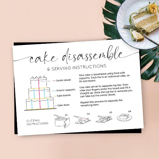 Gestufte Kuchen Serving Guide Elegantes Script Min Visitenkarte