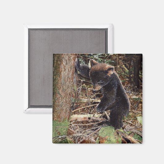 gestumpft magnet (Vorderseite/Rückseite)