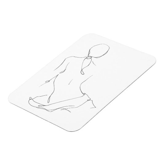 Gesturtenkontur Magnet (Linke Seite)