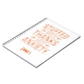 Gestütet mit Dankeschön-Notebook - individuell anp Notizblock (Linke Seite)