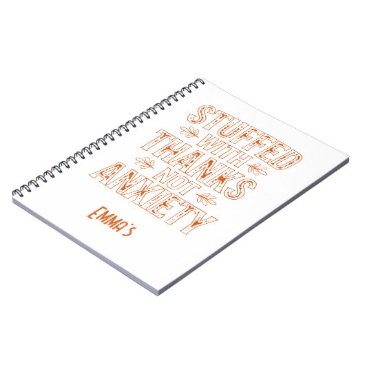 Gestütet mit Dankeschön-Notebook - individuell anp Notizblock (Linke Seite)