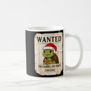 Gesucht für Kekse und Chaos Lustiger Schildkröten- Kaffeetasse