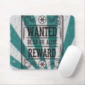 Gesucht - Tot oder Lebendig Mousepad (Mit Mouse)