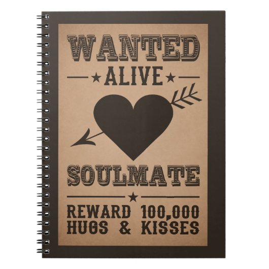 GESUCHT WIRD: SOULMATE Notizbuch Notizblock (Vorderseite)