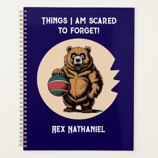 Gesuchte Gedanken gefürchtet zu vergessen Planer (Vorderseite)