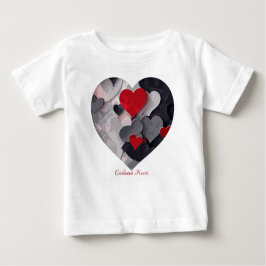 Gesuchte Herzen Baby T-shirt