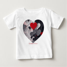 Gesuchte Herzen Baby T-shirt